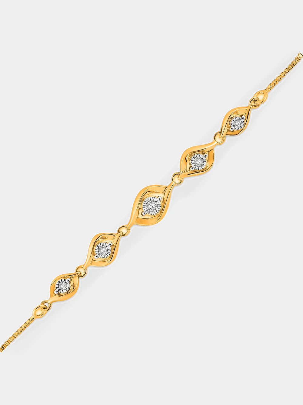GOLD Leaf Bolo BRACELET
