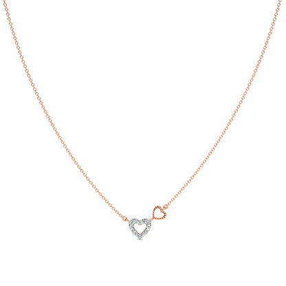 Twin Flames Diamond Necklace