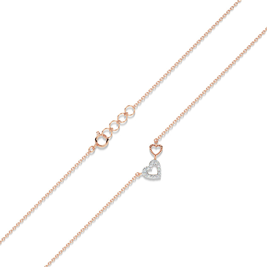 Twin Flames Diamond Necklace