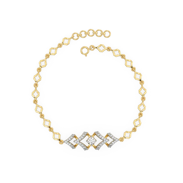 Lab Diamond Solitaire Bracelet